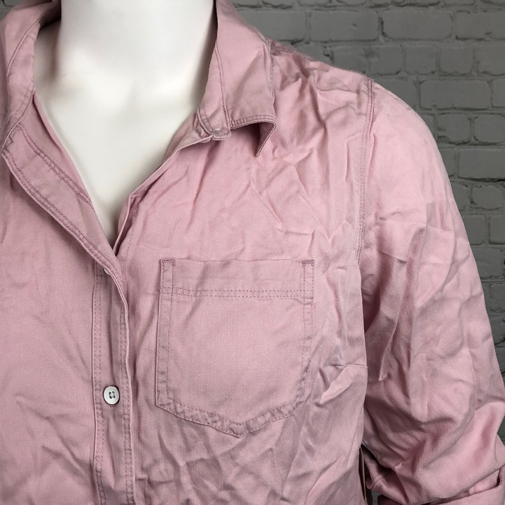 0X 3X Style & Co Pink Button Down Shirt Plus Size - Picture 6 of 6